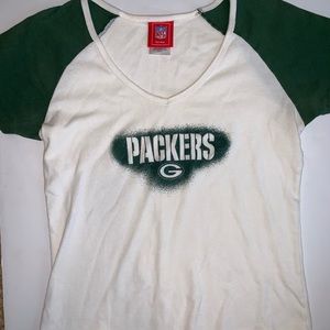 NFL Green Bay Packers Sparkle Tee Size Small